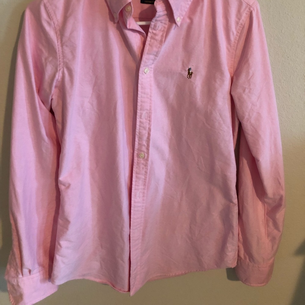 Pink Polo Top